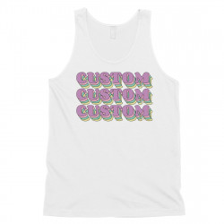 Sorority Theme Purple Top Text Cool Mens Personalized Tank Tops