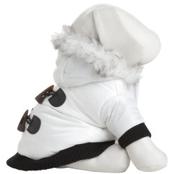Aspen Winter-white Fashion Pet Parka Coat