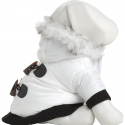Aspen Winter-white Fashion Pet Parka Coat
