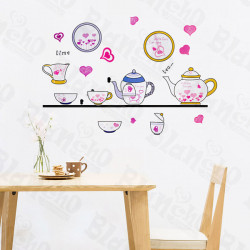 Tea Party - Wall Decals Stickers Appliques Home Decor