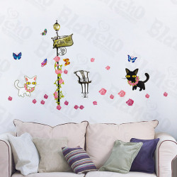 Kitty Couple - Wall Decals Stickers Appliques Home Decor