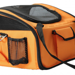 Ultra-lock' Collapsible Safety Travel Wire Folding Pet Car Seat Carrier