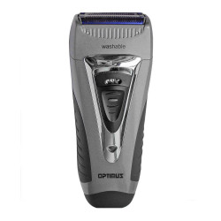 Optimus Curve Rechargeable Triple Wet-dry Men's Shaver, Black-silver