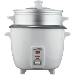Brentwood Appliances Ts-180s Rice Cooker With Steamer (8 Cups, 500 Watts)