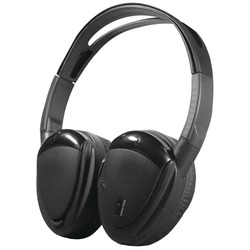 Power Acoustik 2-channel Rf 900mhz Wireless Headphones With Swivel Earpads