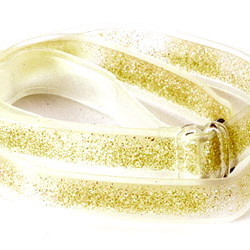 Gold Glitter Bra Straps-N304G